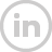 LinkedIn logo in a circle