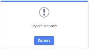 Report Canceled